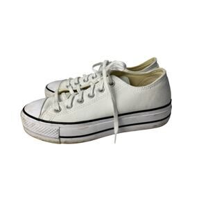 Converse Chuck Taylor All Star Lift Low 560251F Women's 8 Shoes White Sneakers